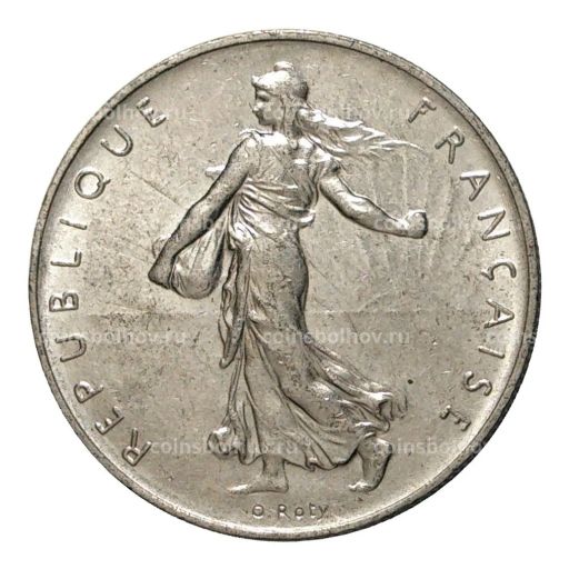 Монета 1 франк 1968 года Франция