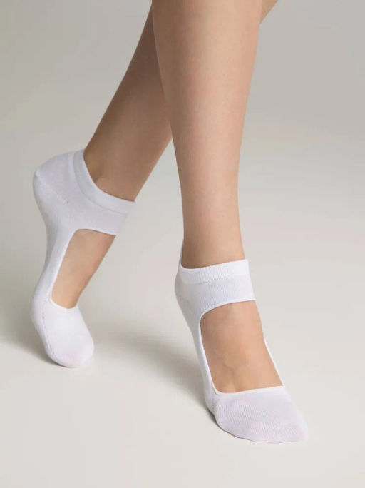 Цена за 2 пары БРЕСТСКИЕ НОСКИ ЖЕНСКИЕ 1361 ACTIVE YOGA (с антискользящей стопойе) ЧЕРНЫЙ. - Conte elegant фото 9