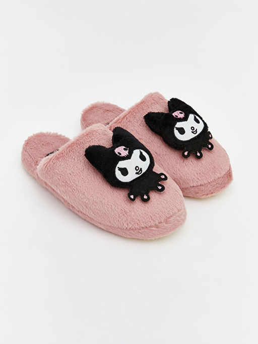 Kuromi Bask?l? K?z ?ocuk Pel?? Ev Terli?i