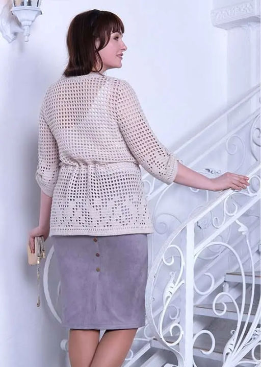 ЗЛАТА Жакет з-83/лен