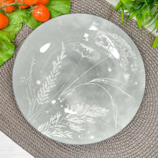 Тарелка обеденная 23см 2, Meadow flowers ZX2402-9FP /КОРАЛЛ/