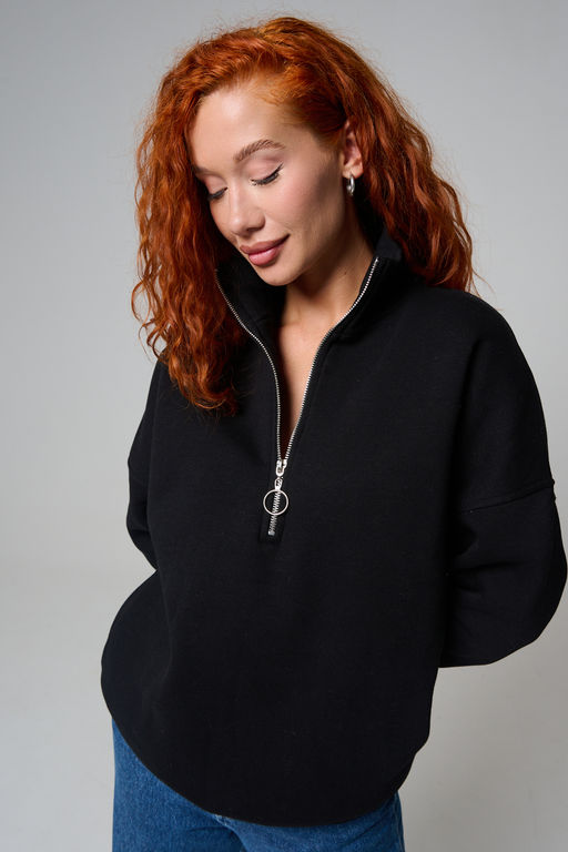 Свитшот Натали 14427 из хлопка с полиэстером фото 18