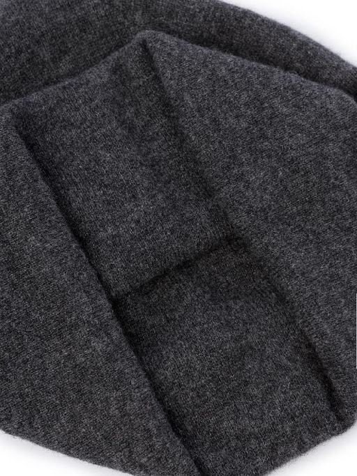 Шапка жен. каш ZZ-D11001 d.grey - Eleganzza фото 4