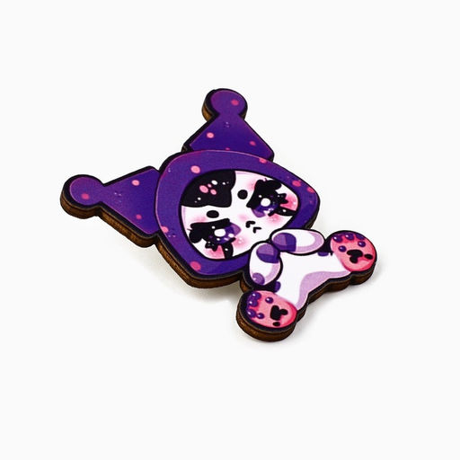 Цена за 20 шт. Значки деревянные Аниме в шоубоксе, 20 шт.