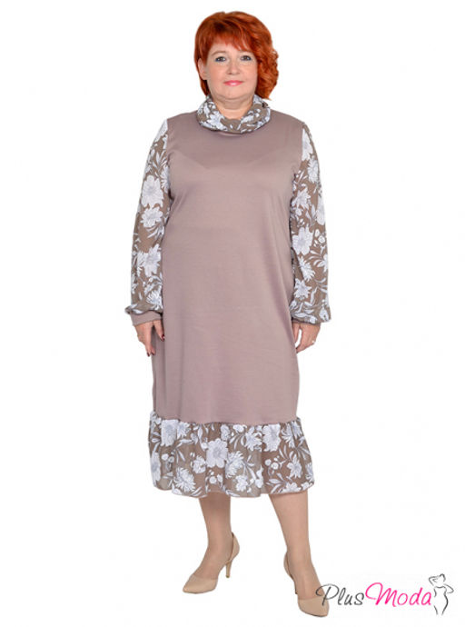 Платье Модель №1366 размеры 44-84 - Plusmoda фото 5