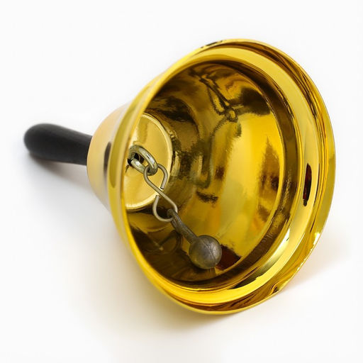 Колокольчик настольный, 9 х 14.5 см, золото - Simaland фото 2