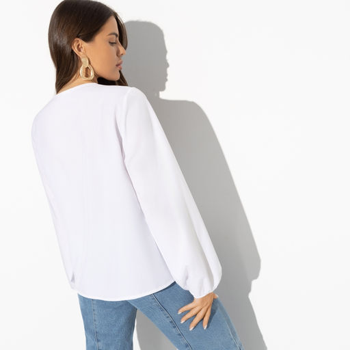 Блуза с воланом Стильный триумф - Charutti фото 5