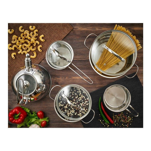 Кастрюля с крышкой Walmer Glasgow, 1.6 л, цвет хром  фото 8