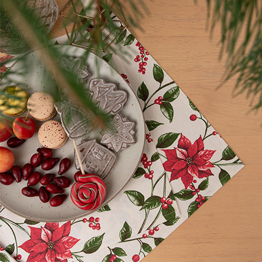 Набор салфеток декоративных 35х35 - 6 шт, саржа Гербариум ВБ 35х35 - Традиция фото 8