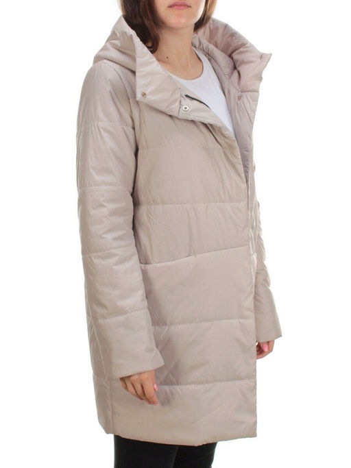 22225 BEIGE Куртка демисезонная женская (100 гр. синтепон) - Фабричный китай фото 8