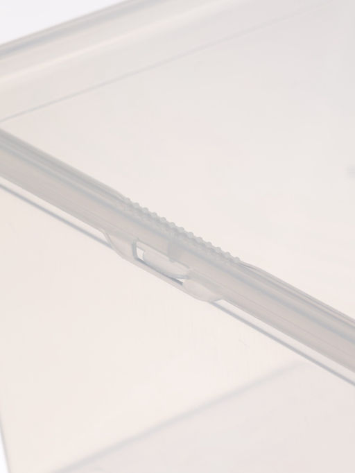 Ящики пластиковые для хранения, с крышкой, набор 2 шт.: 10 л, 16 л, прозрачно-матовый - Соломон фото 9