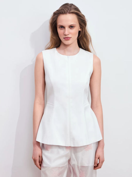 Приталенный жилет с баской ZR2605022501-1 / Zarina