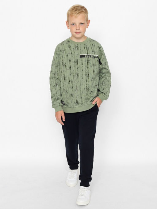 CRB wear/CWJB 63669-35-383 Джемпер для мальчика,хаки/Ex.Cherubino  фото 2