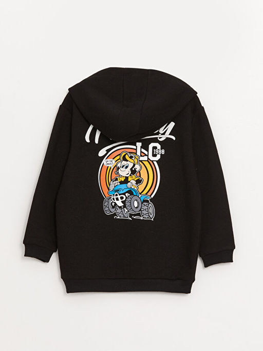 Uzun Kollu Nostaljik Maymun Bask?l? Erkek Bebek Hoodie - Waikiki фото 2