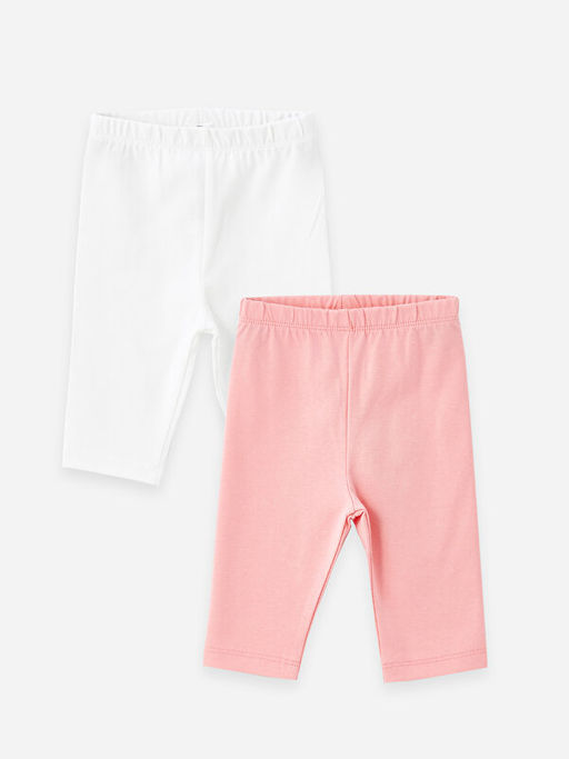 Beli Lastikli Basic K?z Bebek Tayt 2li