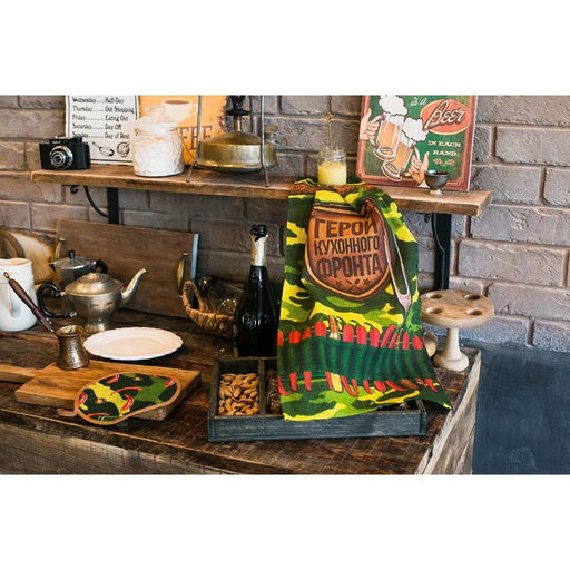 Цена за 2 шт. Полотенце кухонное Генерал кухни 35х60 см - Доляна фото 9