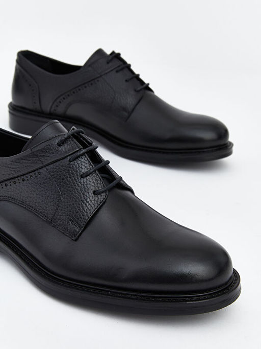 Ba?c?kl? Hakiki Deri Erkek Klasik Ayakkab?