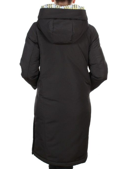 2166 BLACK Пальто зимнее женское MONGEDI (200 гр. холлофайбера) - Fashion фото 5