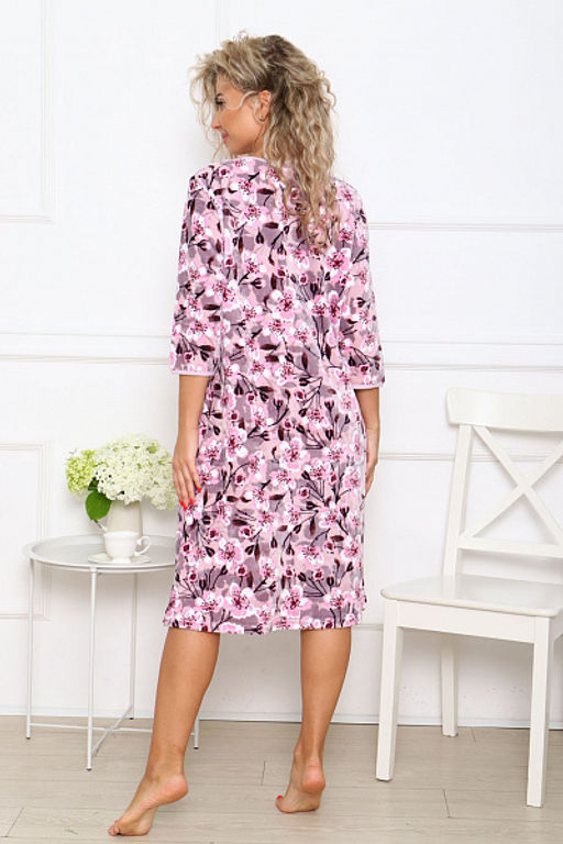 Халат велюровый на молнии (941-6) - Плиона фото 25