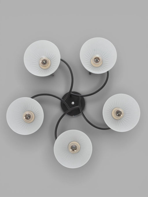 Люстра XA1635/5, 5×60 Вт, E27, цвет чёрный хром