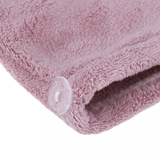 Парео махровое "Куколка" 80х165см, хлопок 100%, на резинке с липучкой, на кнопке, ажурный кант; с чалмой на пуговице 68х25см, сиреневый (Китай)