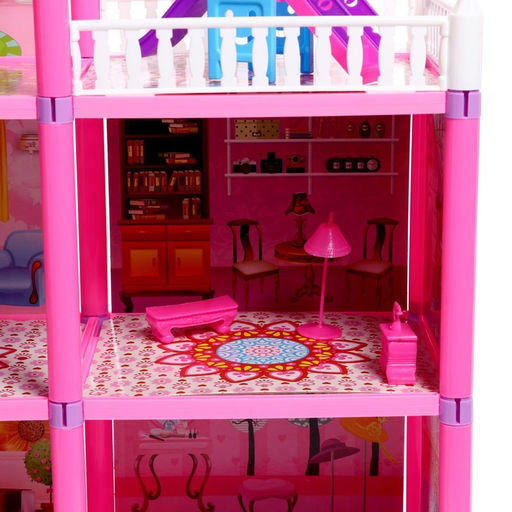 Кукольный домик «Коттедж» с куклами и аксессуарами