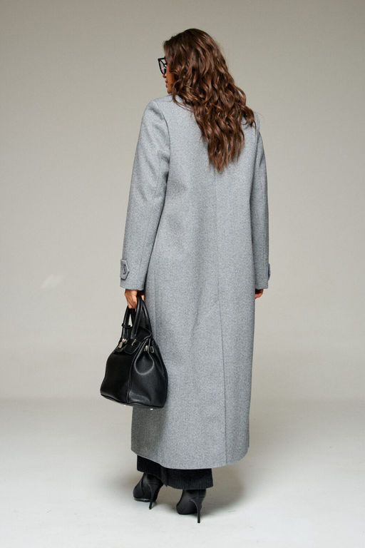 Пальто Beautiful Free 7030-Р серый