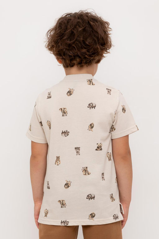 КР 302706-1/бежевый,сафари к544 фуфайка (футболка) для мал - Crockid фото 3