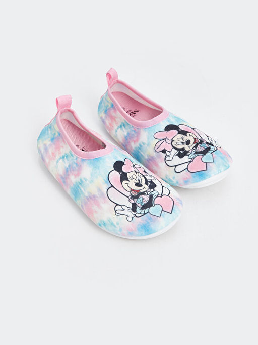 Minnie Mouse Bask?l? K?z ?ocuk Deniz Ayakkab?s?