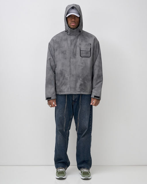 Куртка спортивная мужская весна осень серого цвета 25473Sr - Mtforce фото 14