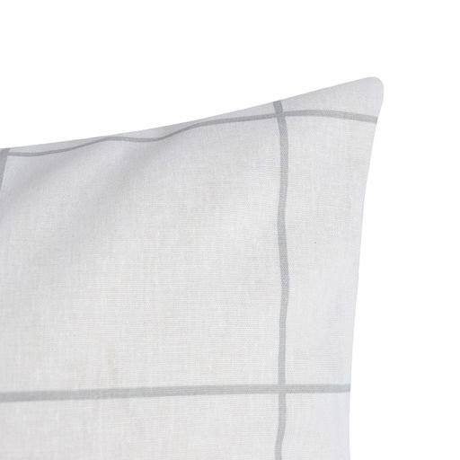 Наволочка Этель Клетка, 50х70 см, цвет белый, 100% хлопок, бязь  фото 2