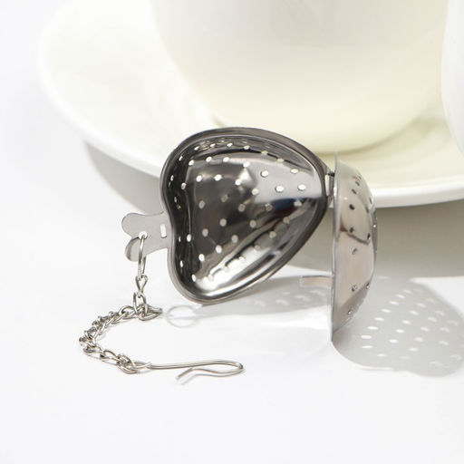 Ситечко для чая Доляна Сердце, 5 см, нержавеющая сталь