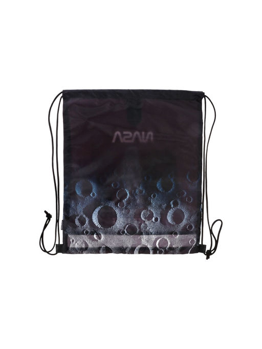 Мешок для обуви deVENTE на шнурке, с сеткой, принтом, размер 47×1×40 см, чёрный