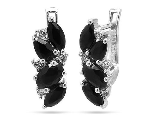 Серьги, сапфир корунд, Селебрити