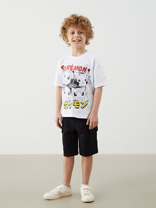Pokemon Bask?l? Erkek ?ocuk Ti??rt ve ?ort 2li