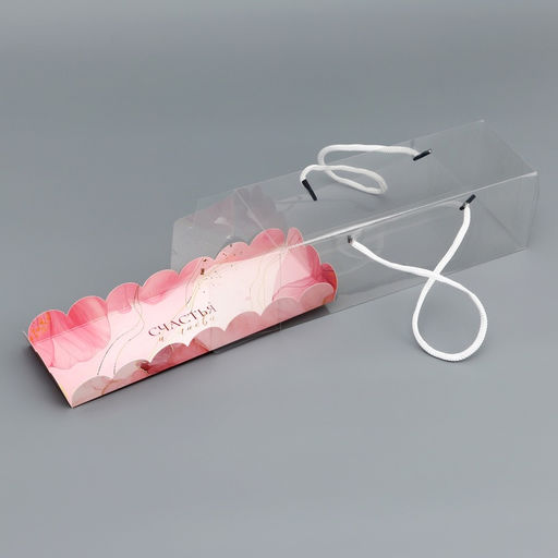 Цена за 5 шт. Коробка под рулет, «Счастья и любви», 22.5×7.8×7.8 см