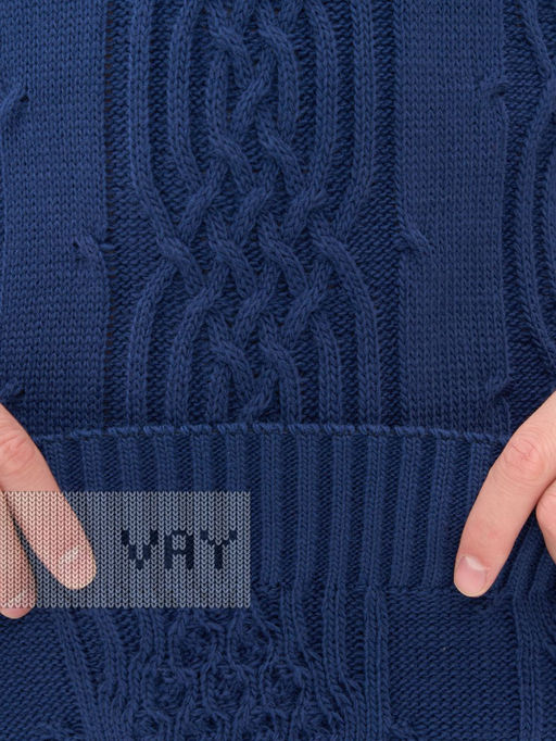 Свитер мужской 5242-12381. 8400277 индиго