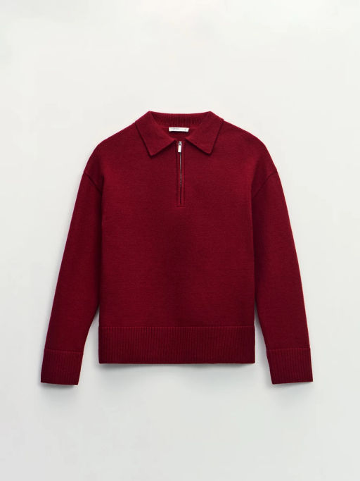 Джемпер поло с молнией / Zarina