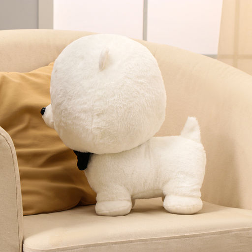 Мягкая игрушка Собака с бабочкой, 40 см, цвет белый - Simaland фото 5