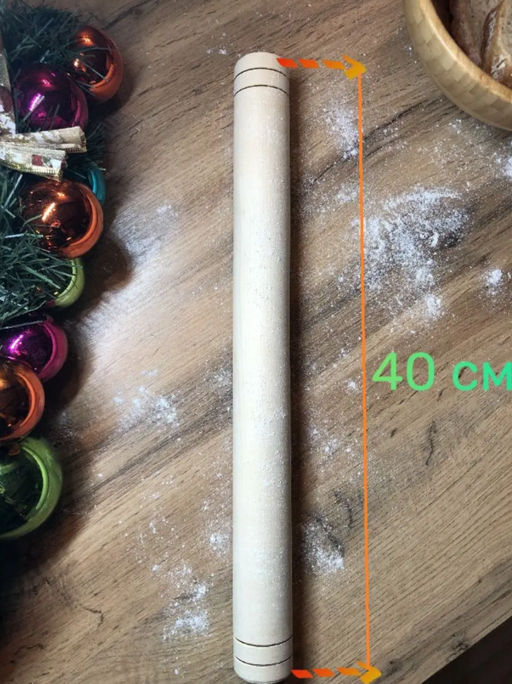 Скалка 40 см без руч.