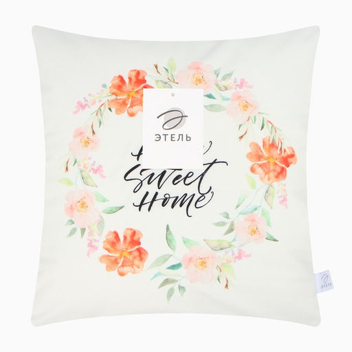 Набор декоративных наволочек Flowers - 4 шт, 40х40 см, велюр - Этель фото 10