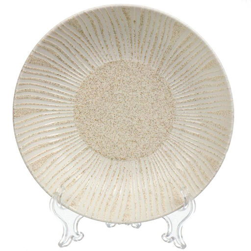 Дюна, Тарелка суповая, керамика, 19 см, 0.7 л, круглая, Daniks, A15395SH0479, бежевая (429018)  фото 2