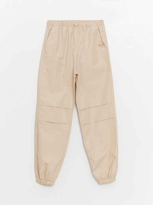 Beli Lastikli K?z ?ocuk Jogger Pantolon