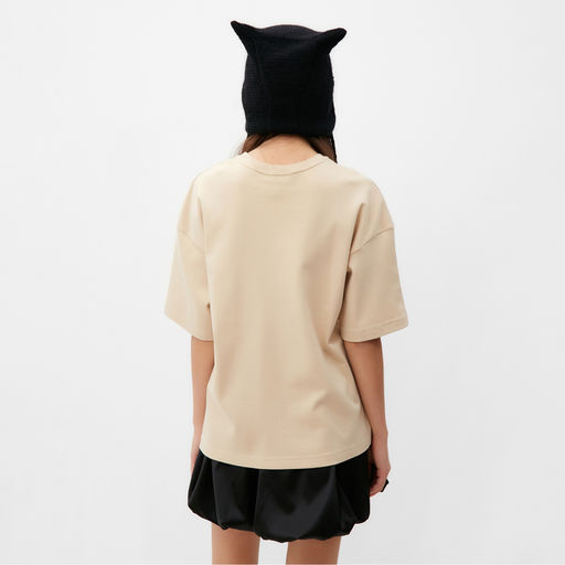 Футболка женская MIST Coordinates, размер L-XL, бежевая