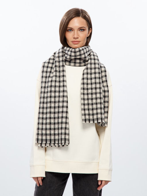 Палантин жен. шерсть+хл+акр 100х200 LG72-988-19