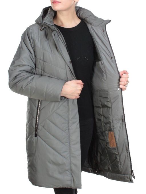 93-613M DARK GRAY Куртка зимняя женская LANKON (верблюжья шерсть) - Fashion фото 6