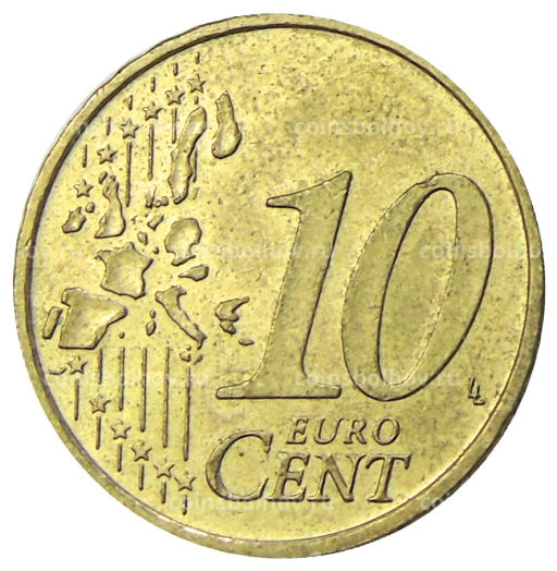 Монета 10 евроцентов 2002 года G Германия