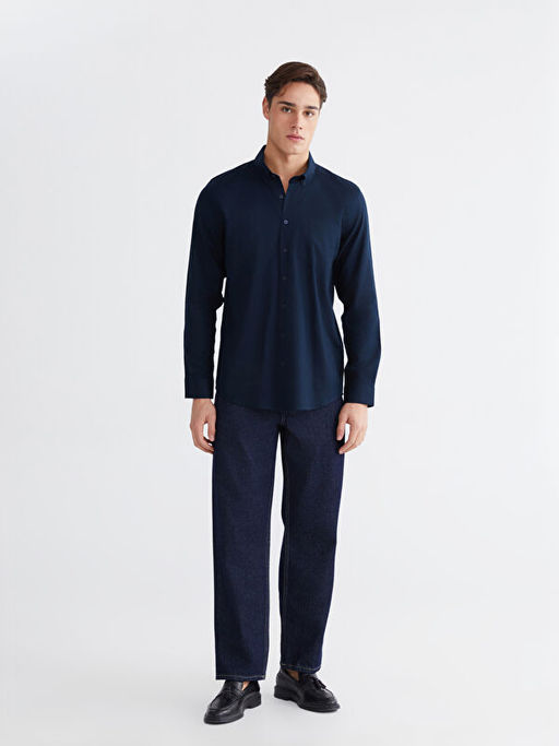 Regular Fit Gabardin Erkek G?mlek