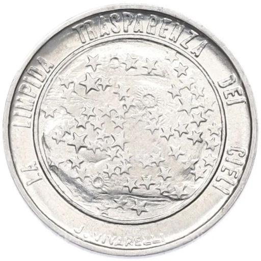 Монета 5 лир 1977 года Сан-Марино Экология