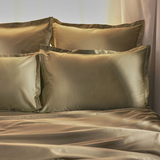 Простыня на резинке 2-спальная SL Home, 180200+30 см, оливковая, сатин - Sima-land home фото 5